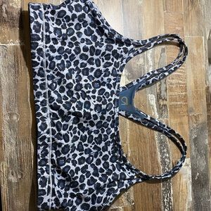 leopard sports bra